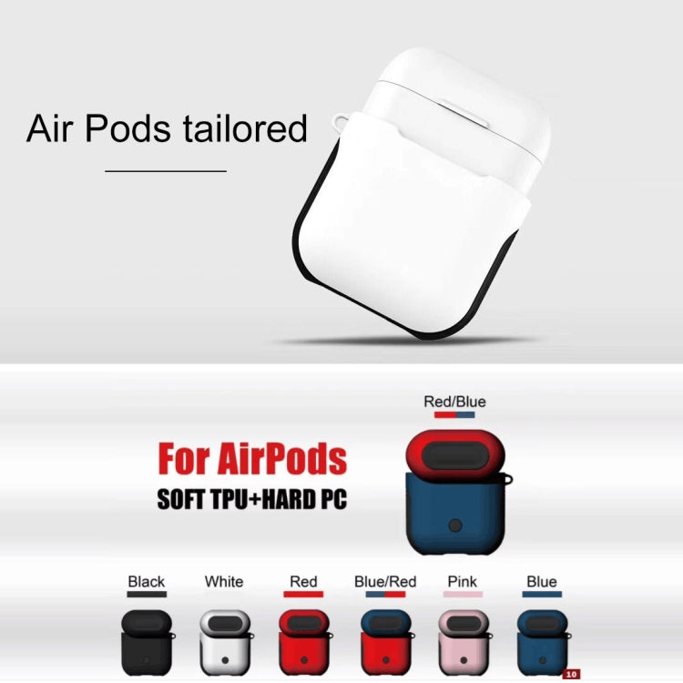 Estuche para auriculares Bluetooth con pintura de goma esmerilada y bolsa de almacenamiento antipérdida para Apple AirPods 1/2 Estuche para auriculares Bluetooth con pintura de goma esmerilada y bolsa de almacenamiento antipérdida para Apple AirPods 1/2