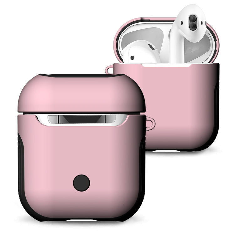 Estuche para auriculares Bluetooth con pintura de goma esmerilada y bolsa de almacenamiento antipérdida para Apple AirPods 1/2 Estuche para auriculares Bluetooth con pintura de goma esmerilada y bolsa de almacenamiento antipérdida para Apple AirPods 1/2