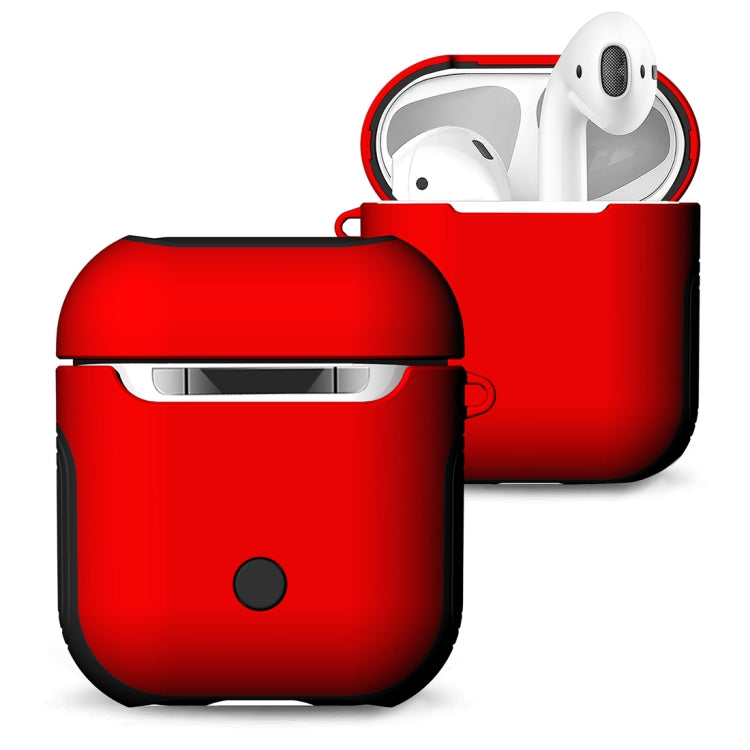 Estuche para auriculares Bluetooth con pintura de goma esmerilada y bolsa de almacenamiento antipérdida para Apple AirPods 1/2 Estuche para auriculares Bluetooth con pintura de goma esmerilada y bolsa de almacenamiento antipérdida para Apple AirPods 1/2