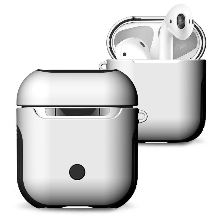Estuche para auriculares Bluetooth con pintura de goma esmerilada y bolsa de almacenamiento antipérdida para Apple AirPods 1/2 Estuche para auriculares Bluetooth con pintura de goma esmerilada y bolsa de almacenamiento antipérdida para Apple AirPods 1/2