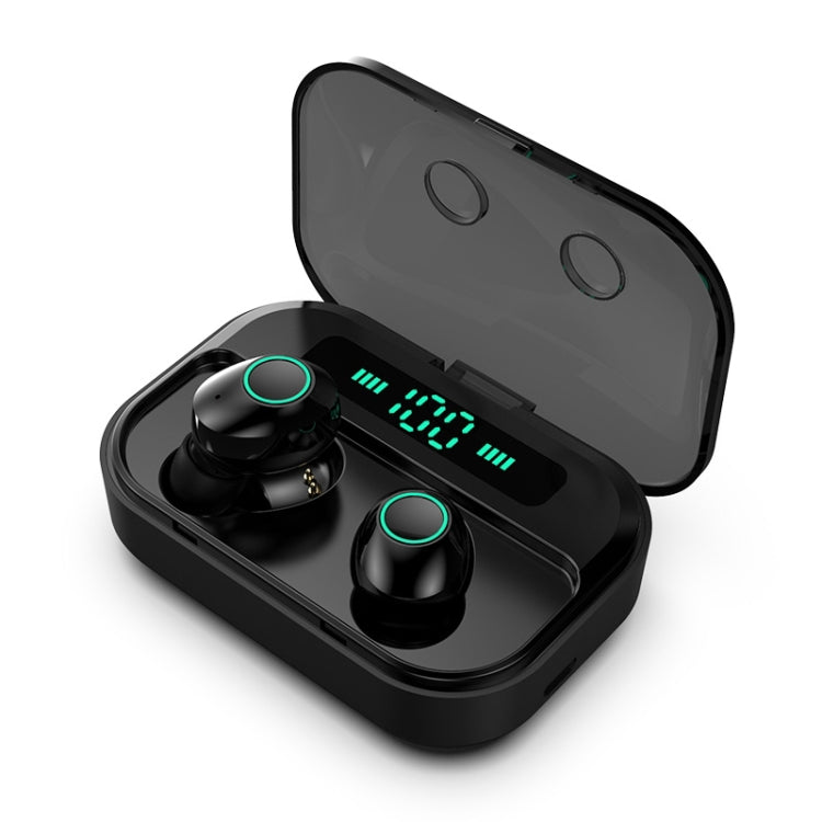 M7 TWS V5.0 Binaurales kabelloses Stereo-Bluetooth-Headset mit Ladeetui und Digitalanzeige