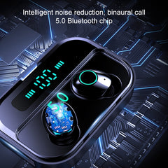 M7 TWS V5.0 Binaurales kabelloses Stereo-Bluetooth-Headset mit Ladeetui und Digitalanzeige
