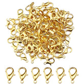 100 PCS 12mm DIY Jewelry Accessories High-quality Alloy Lobster Claw