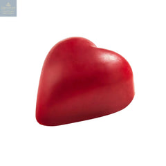 Julio - red coloured white chocolate heart with praline 14g