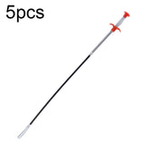 5pcs Multifunctional Four-claw Grapple Bendable Hose Sewer Dredge, Specification: 300cm, 5pcs 300cm