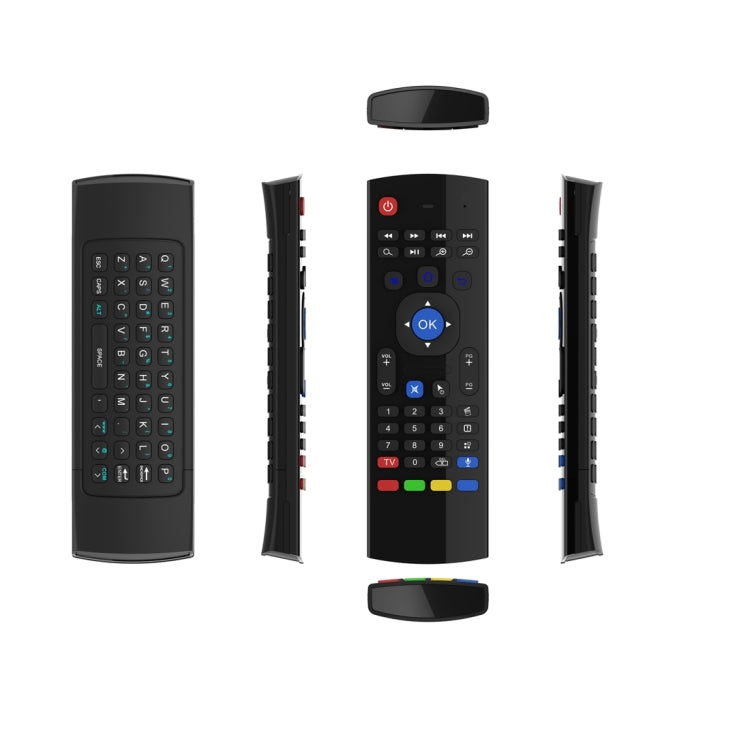 MX3-M Air Mouse Wireless 2.4G Remote Control Keyboard with Microphone for Android TV Box / Mini PC, Air Mouse with Mic MX3-M Air Mouse Wireless 2.4G Remote Control Keyboard with Microphone for Android TV Box / Mini PC, Air Mouse with Mic
