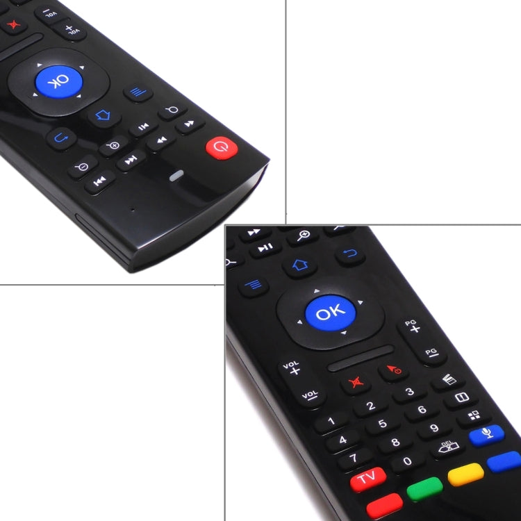 MX3-M Air Mouse Wireless 2.4G Remote Control Keyboard with Microphone for Android TV Box / Mini PC, Air Mouse with Mic MX3-M Air Mouse Wireless 2.4G Remote Control Keyboard with Microphone for Android TV Box / Mini PC, Air Mouse with Mic