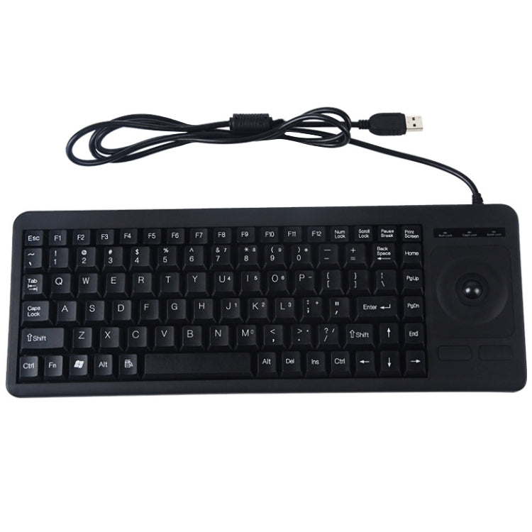 DS-8900 USB Interface Prevent Water Splashing Laser Engraving Character One-piece Wired Trackball Keyboard, Length: 1.5m, DS-8900 USB DS-8900 USB Interface Prevent Water Splashing Laser Engraving Character One-piece Wired Trackball Keyboard, Length: 1.5m, DS-8900 USB