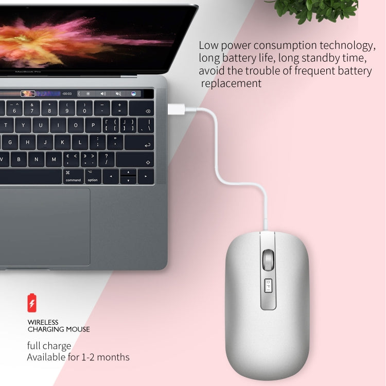 HXSJ M30 Rechargeable Wireless Mouse Metal Wheel Mute 2.4G Office Mouse 500 mAh Built-in Battery HXSJ M30 Rechargeable Wireless Mouse Metal Wheel Mute 2.4G Office Mouse 500 mAh Built-in Battery