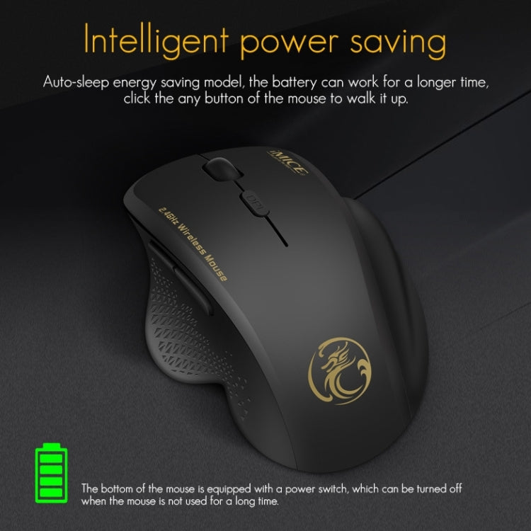 Ratón inalámbrico iMICE G6 de 2,4 G para oficina, ratón para juegos con 6 botones Ratón inalámbrico iMICE G6 de 2,4 G para oficina, ratón para juegos con 6 botones