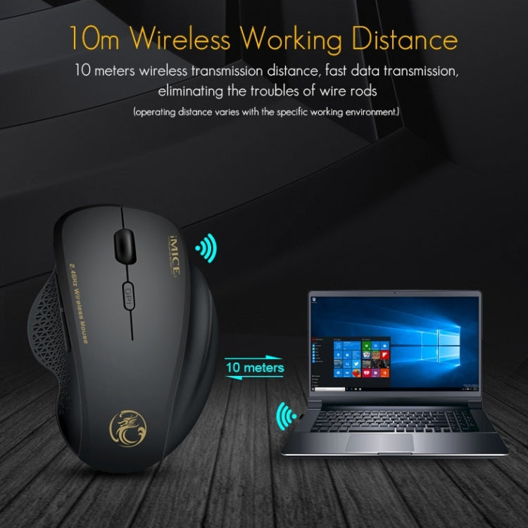 Ratón inalámbrico iMICE G6 de 2,4 G para oficina, ratón para juegos con 6 botones Ratón inalámbrico iMICE G6 de 2,4 G para oficina, ratón para juegos con 6 botones