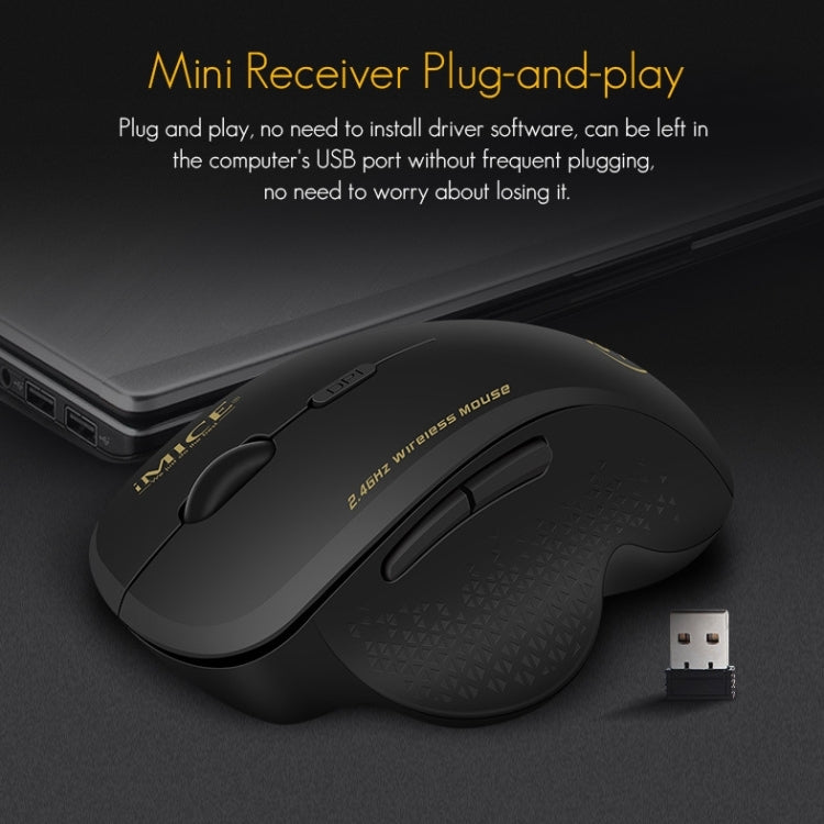 Ratón inalámbrico iMICE G6 de 2,4 G para oficina, ratón para juegos con 6 botones Ratón inalámbrico iMICE G6 de 2,4 G para oficina, ratón para juegos con 6 botones
