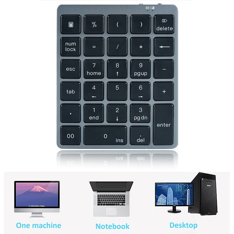 N970 Pro Dual Modes Aluminum Alloy Rechargeable Wireless Bluetooth Numeric Keyboard with USB HUB N970 Pro Dual Modes Aluminum Alloy Rechargeable Wireless Bluetooth Numeric Keyboard with USB HUB