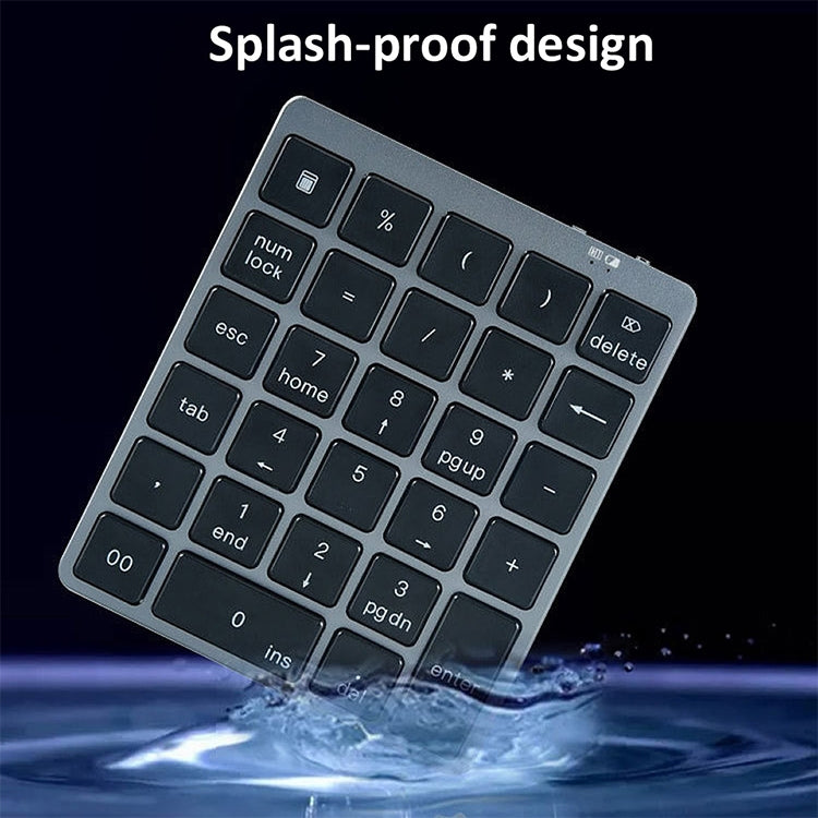 N970 Pro Dual Modes Aluminum Alloy Rechargeable Wireless Bluetooth Numeric Keyboard with USB HUB N970 Pro Dual Modes Aluminum Alloy Rechargeable Wireless Bluetooth Numeric Keyboard with USB HUB