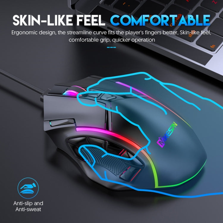MKESPN X15 Full Speed 12800DPI 12 Buttons Macro Definition RGB Wired Mouse, x15 MKESPN X15 Full Speed 12800DPI 12 Buttons Macro Definition RGB Wired Mouse, x15
