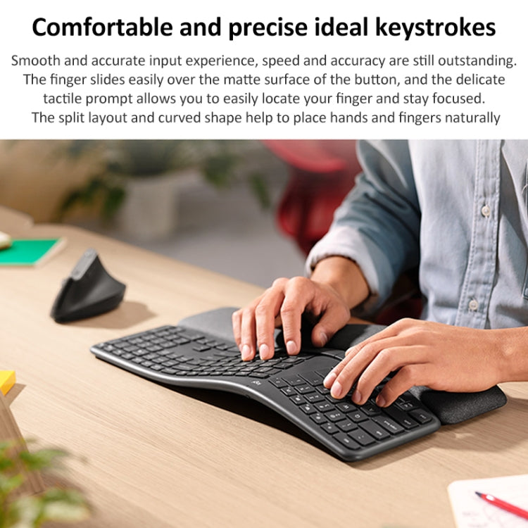 Logitech ERGO K860 2.4G Wireless Keyboard Bluetooth Dual Mode Ergonomic Split Keyboard Logitech ERGO K860 2.4G Wireless Keyboard Bluetooth Dual Mode Ergonomic Split Keyboard