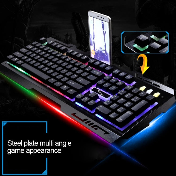 Chasing Leopard G700 USB RGB Backlight Wired Optical Gaming Mouse and Keyboard Set, Keyboard Cable Length: 1.35m, Mouse Cable Length: 1.3m Chasing Leopard G700 USB RGB Backlight Wired Optical Gaming Mouse and Keyboard Set, Keyboard Cable Length: 1.35m, Mouse Cable Length: 1.3m