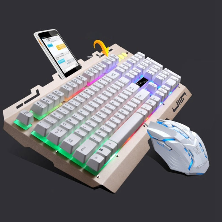Chasing Leopard G700 USB RGB Backlight Wired Optical Gaming Mouse and Keyboard Set, Keyboard Cable Length: 1.35m, Mouse Cable Length: 1.3m Chasing Leopard G700 USB RGB Backlight Wired Optical Gaming Mouse and Keyboard Set, Keyboard Cable Length: 1.35m, Mouse Cable Length: 1.3m