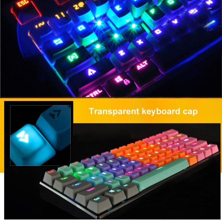 ABS Translucent Keycaps, OEM Highly Mechanical Keyboard, Universal Game Keyboard, Purple, Red, White, Yellow, Black, Orange, Pink, Grey, Blue ABS Translucent Keycaps, OEM Highly Mechanical Keyboard, Universal Game Keyboard, Purple, Red, White, Yellow, Black, Orange, Pink, Grey, Blue