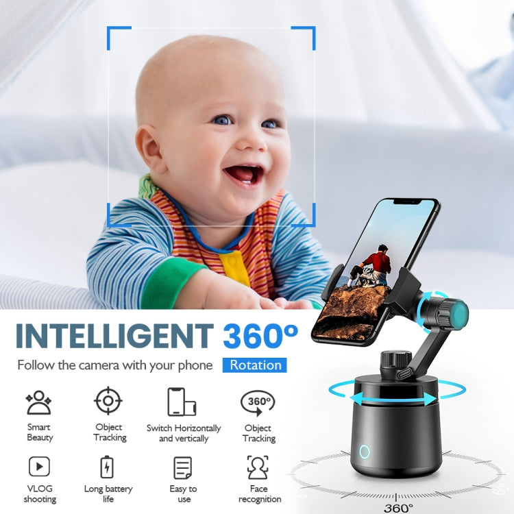 Soporte para cabezal de trípode GK01 con rotación de 360 grados, seguimiento inteligente, inclinación y seguimiento de tomas Soporte para cabezal de trípode GK01 con rotación de 360 grados, seguimiento inteligente, inclinación y seguimiento de tomas
