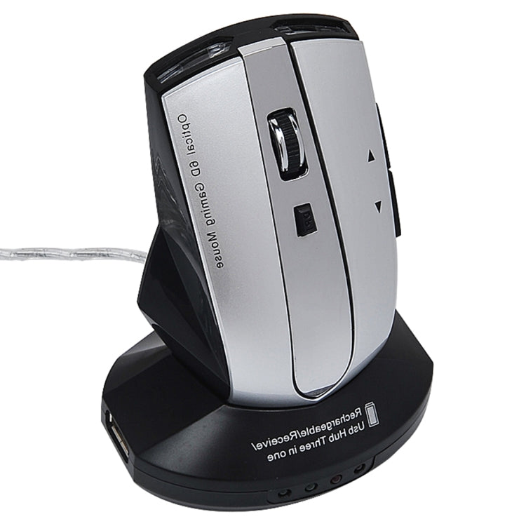 MZ-011 2.4GHz 1600DPI Wireless Rechargeable Optical Mouse with HUB Function MZ-011 2.4GHz 1600DPI Wireless Rechargeable Optical Mouse with HUB Function