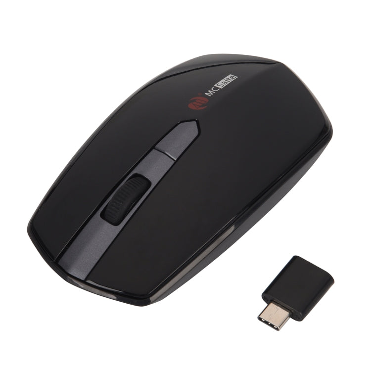 MCSaite MC-369AG USB-C / Type-C 1600DPI Three-speed Adjustable 4-button Wireless Optical Mouse MCSaite MC-369AG USB-C / Type-C 1600DPI Three-speed Adjustable 4-button Wireless Optical Mouse