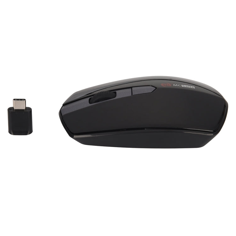 MCSaite MC-369AG USB-C / Type-C 1600DPI Three-speed Adjustable 4-button Wireless Optical Mouse MCSaite MC-369AG USB-C / Type-C 1600DPI Three-speed Adjustable 4-button Wireless Optical Mouse
