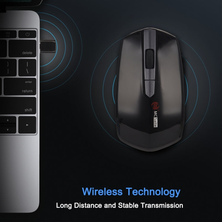MCSaite MC-369AG USB-C / Type-C 1600DPI Three-speed Adjustable 4-button Wireless Optical Mouse MCSaite MC-369AG USB-C / Type-C 1600DPI Three-speed Adjustable 4-button Wireless Optical Mouse