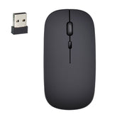 HXSJ M80 2.4GHz Wireless 1600DPI Three-speed Adjustable Optical Mute Mouse, Black, Grey, Gold, Rose Gold, Silver, White