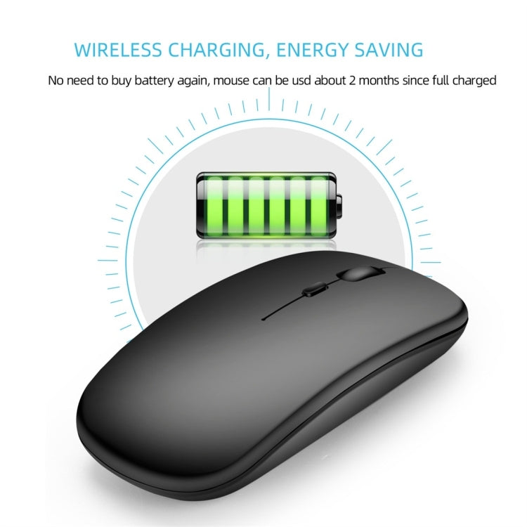 HXSJ M90 2.4GHz Ultrathin Mute Rechargeable Dual Mode Wireless Bluetooth Notebook PC Mouse HXSJ M90 2.4GHz Ultrathin Mute Rechargeable Dual Mode Wireless Bluetooth Notebook PC Mouse