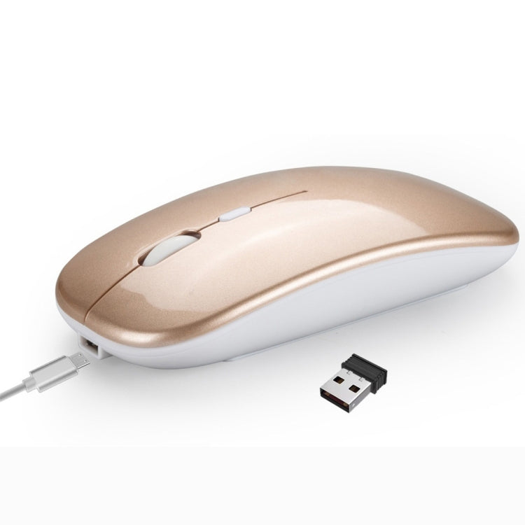 HXSJ M90 2.4GHz Ultrathin Mute Rechargeable Dual Mode Wireless Bluetooth Notebook PC Mouse HXSJ M90 2.4GHz Ultrathin Mute Rechargeable Dual Mode Wireless Bluetooth Notebook PC Mouse
