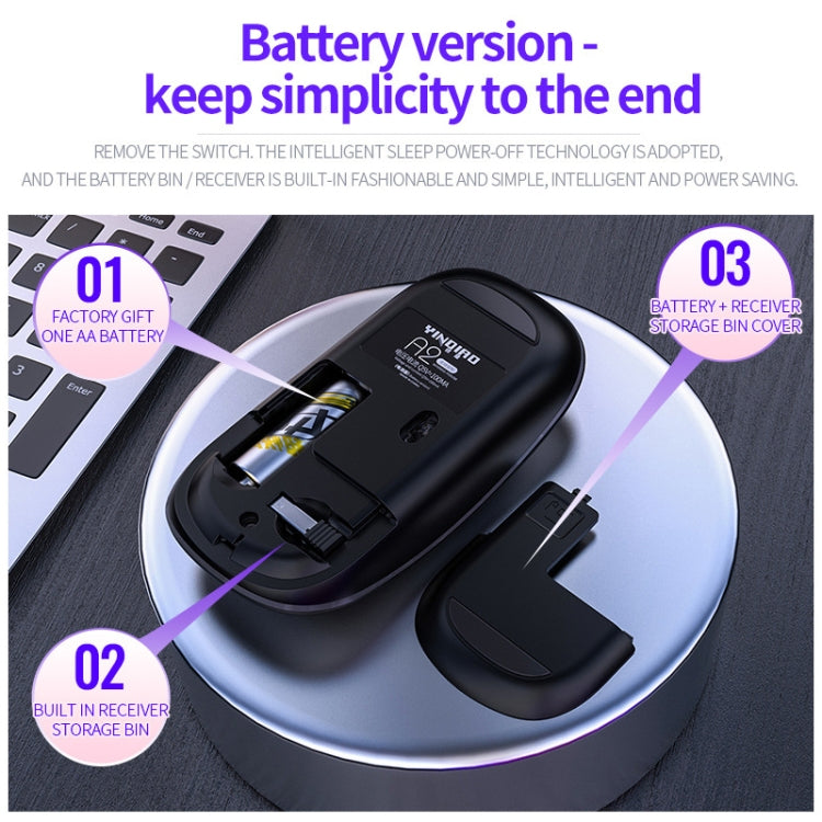 YINDIAO A2 2.4GHz 1600DPI 3-modes Adjustable Wireless Silent Mouse, Battery Powered, Battery ver. YINDIAO A2 2.4GHz 1600DPI 3-modes Adjustable Wireless Silent Mouse, Battery Powered, Battery ver.