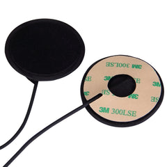 2-poliges PTT-Headset-Mikrofon mit einstellbarer Lautstärke für Motorradhelme für BAOFENG-Radio-Walkie-Talkie