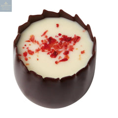 Karina - dark chocolate strawberry ganache cup 13g