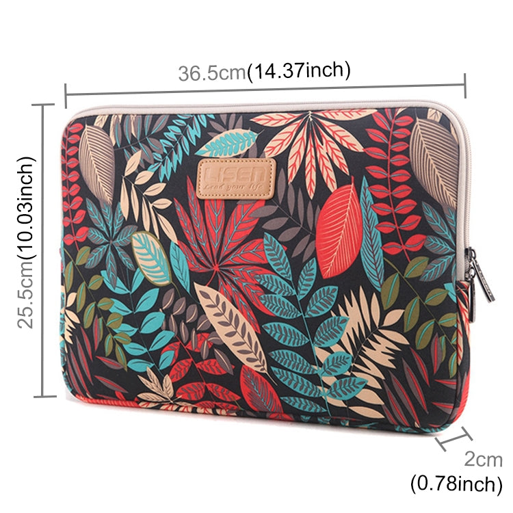 Lisen 14 inch Sleeve Case Colorful Leaves Zipper Briefcase Carrying Bag for Macbook, Samsung, Lenovo, Sony, DELL Alienware, CHUWI, ASUS, HP, 14 inch and Below Laptops, 14 inch Lisen 14 inch Sleeve Case Colorful Leaves Zipper Briefcase Carrying Bag for Macbook, Samsung, Lenovo, Sony, DELL Alienware, CHUWI, ASUS, HP, 14 inch and Below Laptops, 14 inch