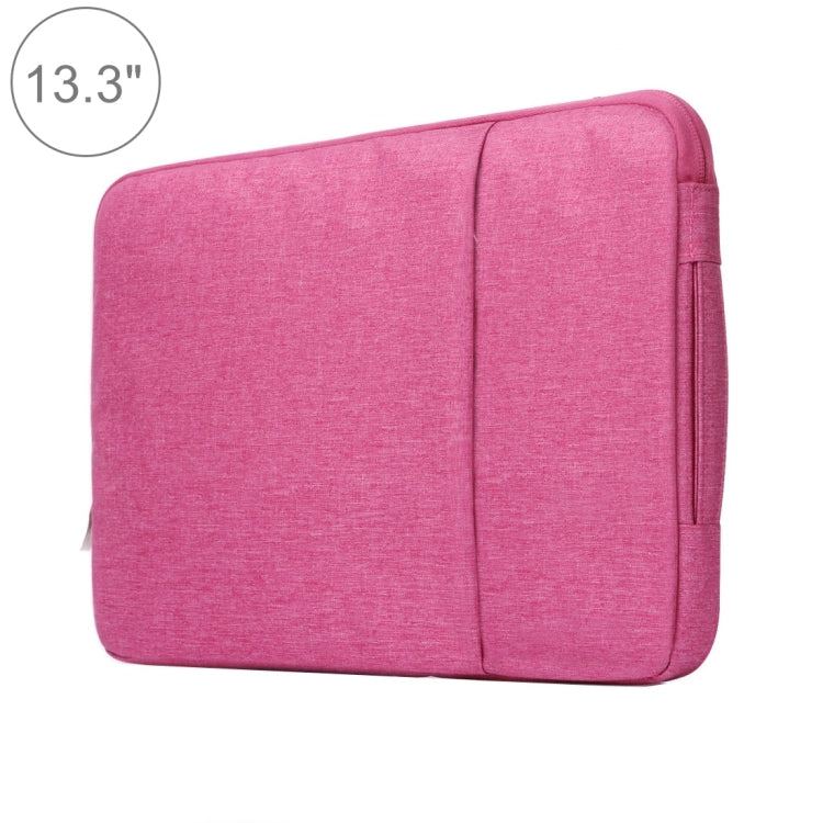 13.3 inch Universal Fashion Soft Laptop Denim Bags Portable Zipper Notebook Laptop Case Pouch for MacBook Air / Pro, Lenovo and other Laptops, Size: 35.5x26.5x2cm 13.3 inch Universal Fashion Soft Laptop Denim Bags Portable Zipper Notebook Laptop Case Pouch for MacBook Air / Pro, Lenovo and other Laptops, Size: 35.5x26.5x2cm