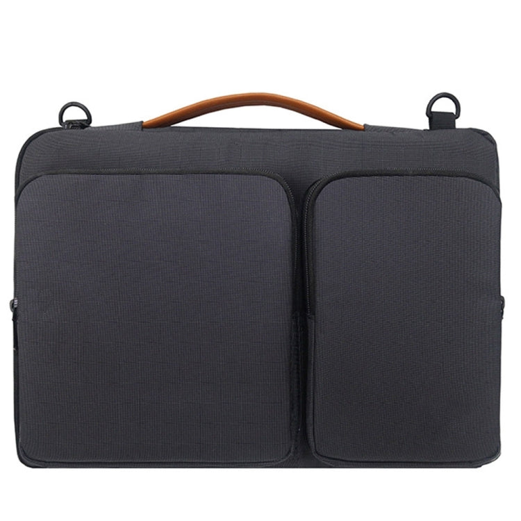 Nylon Waterproof Laptop Handbag Bag for 13-14 inch Laptops with Trunk Trolley Strap, 13-14 inch