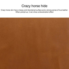 Universal Genuine Leather Business Laptop Tablet Zipper Bag For 13.3 inch and Below