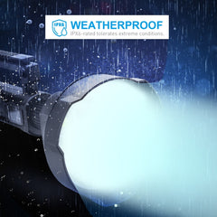 W590 P50 10W Rechargeable Strong LED Flashlight 4-Modes Outdoors Searchlight with Tripod