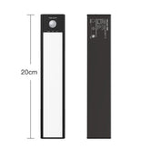 20cm Original Xiaomi Youpin YEELIGHT LED Smart Human Motion Sensor Light Bar Rechargeable Wardrobe Cabinet Corridor Wall Lamps, 20cm