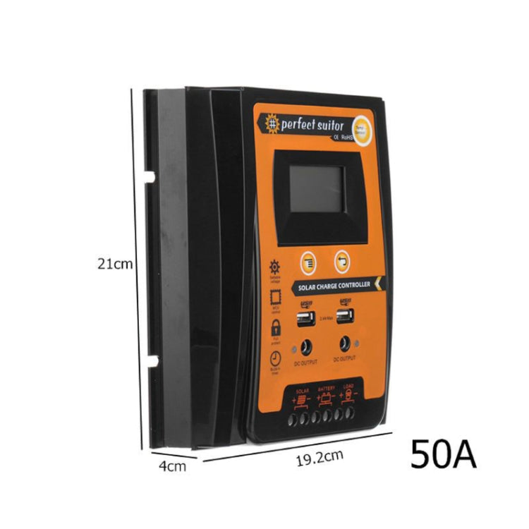 50A 12 / 24V Portable Solar Charging Controller 50A 12 / 24V Portable Solar Charging Controller