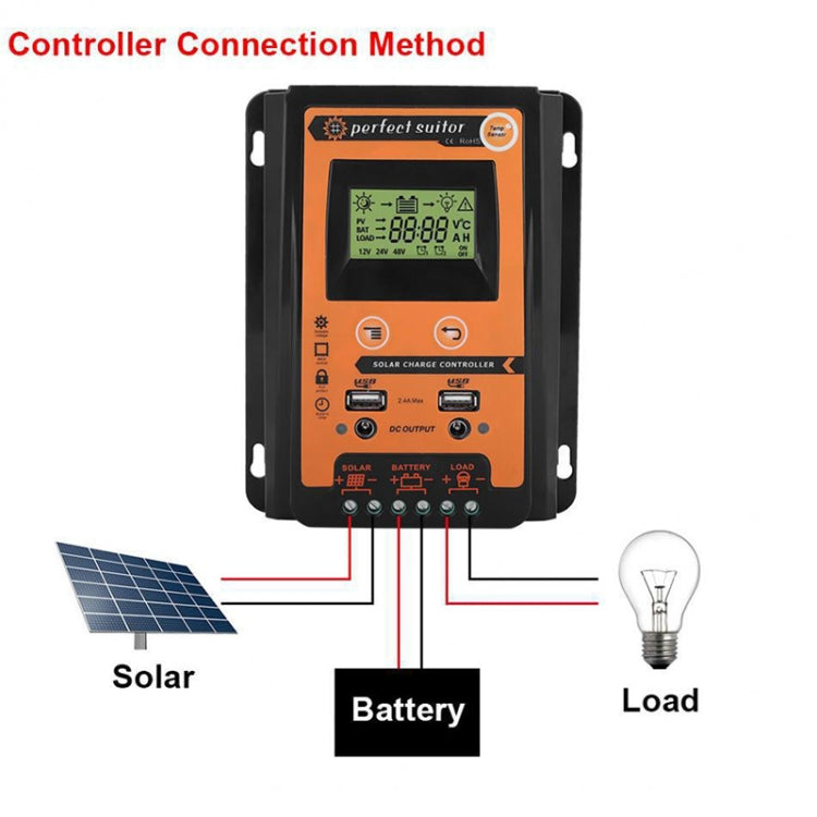 50A 12 / 24V Portable Solar Charging Controller 50A 12 / 24V Portable Solar Charging Controller