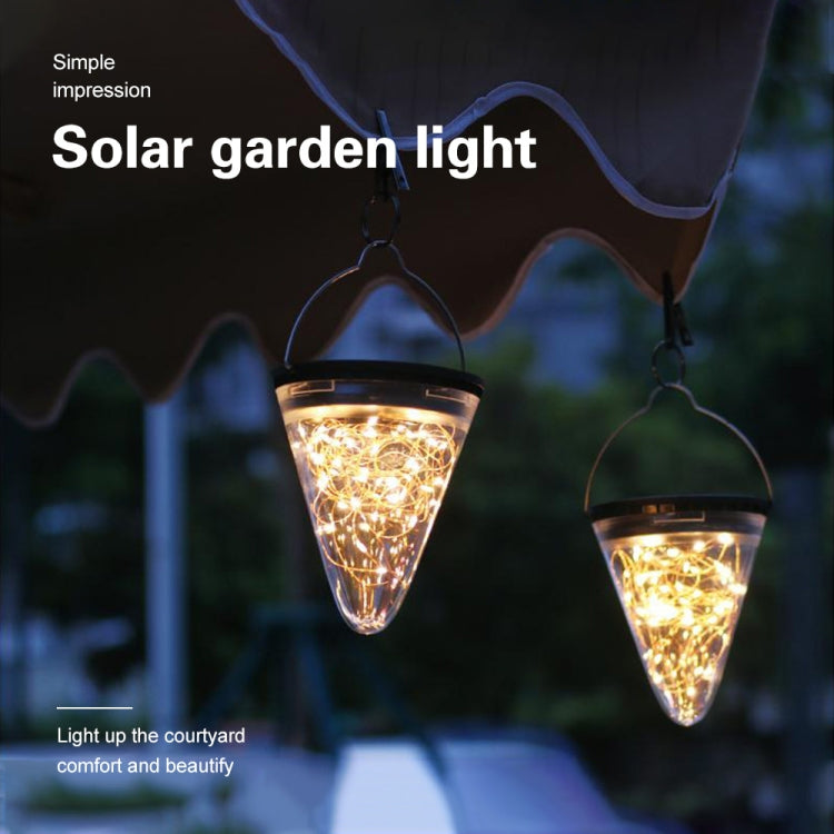 Solar Energy Conical Starlight Pendent Lamp IP55 Waterproof Outdoor Garden Decoration Light Solar Energy Conical Starlight Pendent Lamp IP55 Waterproof Outdoor Garden Decoration Light