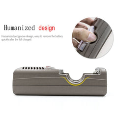 AC 100-240V 4 Slot Battery Charger for AA & AAA & 9V Ni-MH Battery, UK Plug