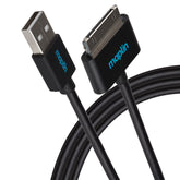 Maplin Premium Samsung 30 Pin to USB-A 2.0 Cable - Black, 1.5m
