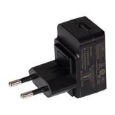 Maplin 1-Port USB-A EU Wall Charger 5V 1 Amp 100-240V Travel Adapter - Black