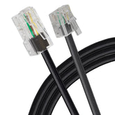 Maplin RJ11 to RJ45 ADSL Telephone Cable - Black, 3m