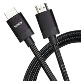 Maplin HDMI to HDMI V2.1 8K Ultra HD 60fps Braided Cable with Ethernet - Black