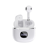 Maplin Wireless Bluetooth Classic Fit Earphones with USB-C Charging Case – White