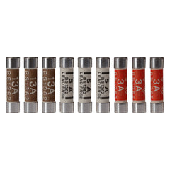 Maplin Mixed Pack of Plug Fuses 3A/5A/13A BS1362 25.4 x 6.4mm - Pack of 9